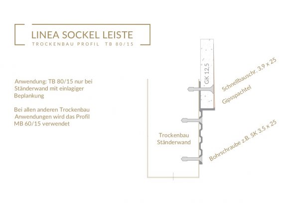 TB 80/15 - Profil für einlagigen Trockenbau, 2,4m – Bild 4