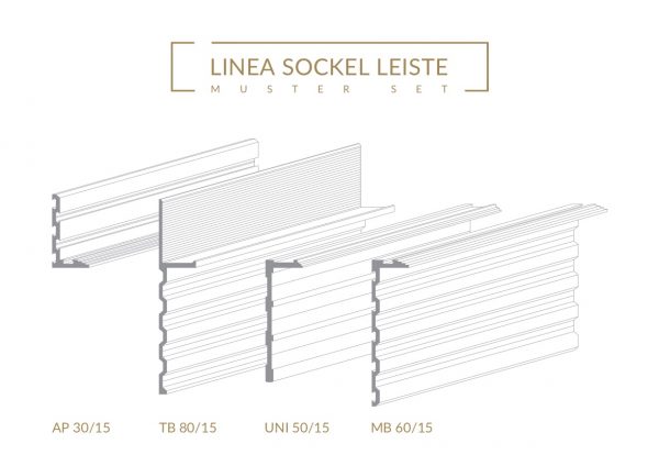 Muster Set bündige Sockelleisten