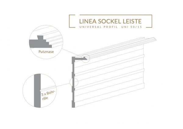 UNI 50/15 Universal Profil 2,0m – Bild 3
